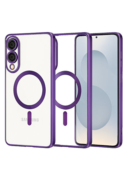 UnDePlus Samsung Galaxy S25 Edge için Magsafe ile uyumlu Kılıf Kamera Lensli ...