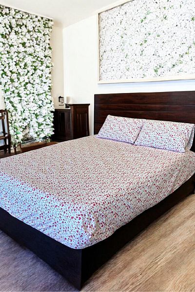 Newsevinç Ev Tekstili 100% Cotton Patterned Double Bed Sheet Set - 160 X 200 cm