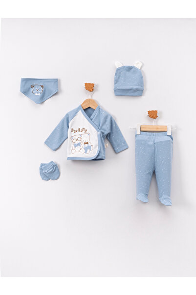 Belemir Kids Ayıcık Nakışlı %100 Pamuklu 10'lu Hastane Çıkışı
