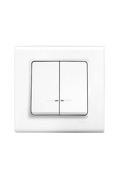 PANASONIC Switch with LED Linnera White