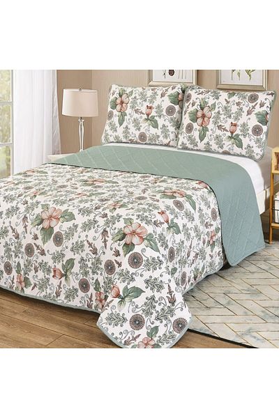 Pucioasa Double quilted bedspread, Pucioasa, Elegance CVI2 Flowers