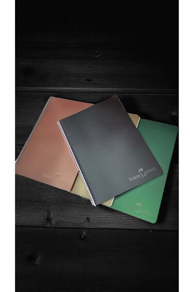 Faber Castell Spiral Line Notebook Metallic Colors 1 Pcs