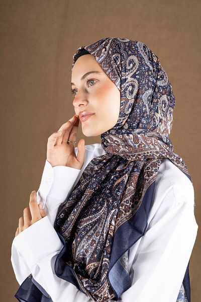 Akel Digital Soft Shawl Ethnic Pastel Pattern