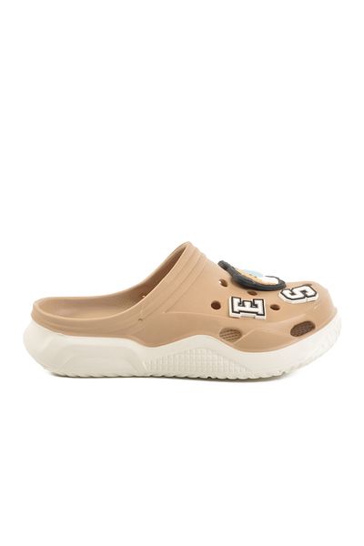 AYAKMOD Mink Girl's Sabo Slippers Stella F