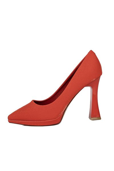mei Shoes with Thick Heels 3DC33 Red |