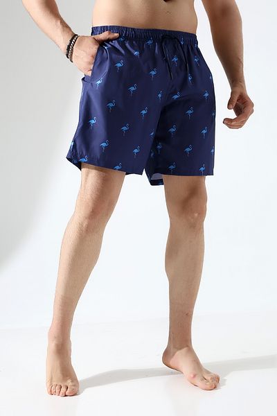 ZEND POLO Flamingo Sea Shorts