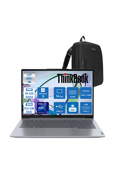 LENOVO Thinkbook 14 G7 Iml Ultra 7 155H 16GB 512GB SSD 14" Wuxga 300NITS IPS ...