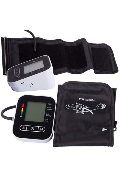 divendi-ro Electronic sphygmomanometer for the arm, with LCD display, shows blood pressure