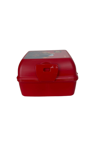 Galatasaray Gs Licensed 4 Compartment 2 Layer School Lunch Box with Self Spoon