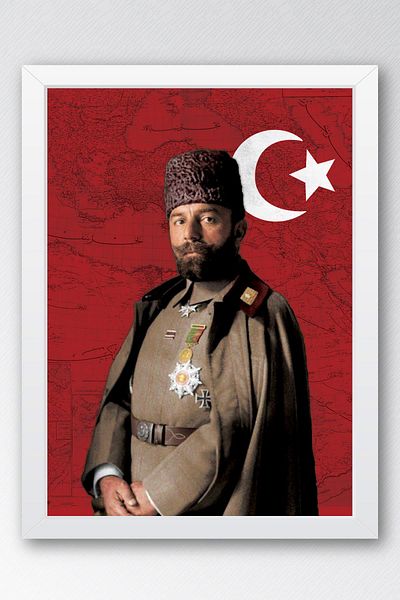 Saturn Cemal Pasha Framed Painting