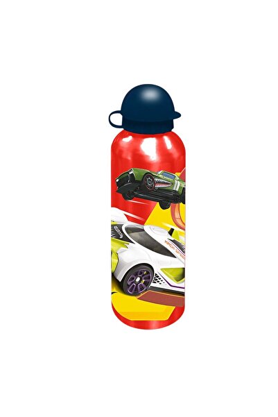 HOT WHEELS Sandwich box and aluminum water bottle set, 500ml, Red, Hot Wheels