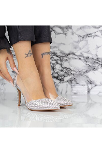 mei Παπούτσια Stiletto 2XKK6 Ασημί