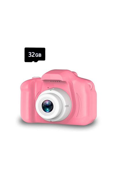 SIHOiSi Digital Camera X2 for Kids, SIHOiSi, 32GB, Photo/Video Function, Full HD, 1080P, Pink
