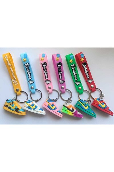 panda hediyelik Colorful Shoe Keychain