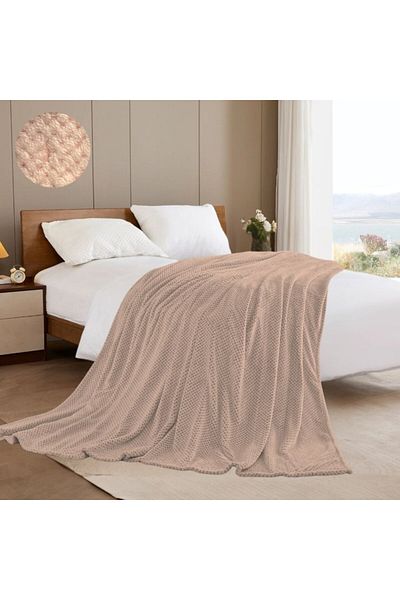 Pucioasa Cocolino Dot Duvet Cover 200x230cm, Cappuccino