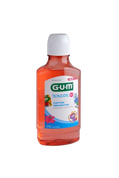 GUM JUNIOR 6+ MOUTH RINSE 300ML