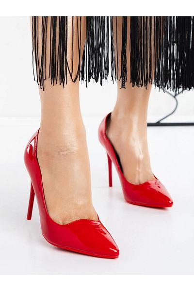 Mulanka Pantofi Stiletto 66-1 Rosu |