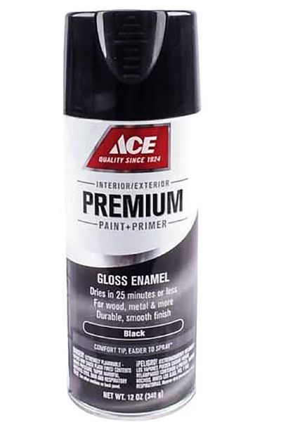 ACE Gloss Spray Paint Black