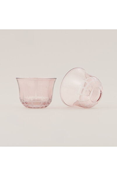 Dallaty 6pcs arabic coffee cup set, light purple