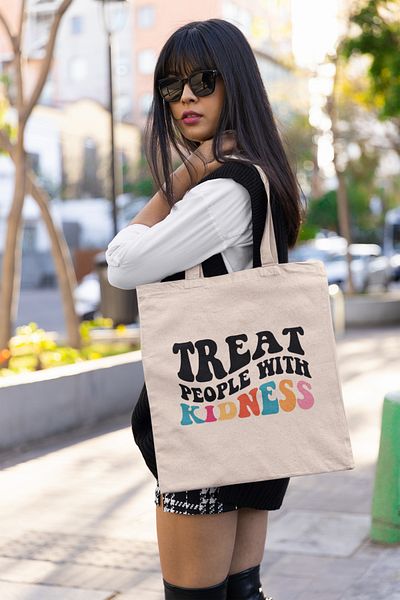 GİFTORA Kindness Printed Cloth Bag