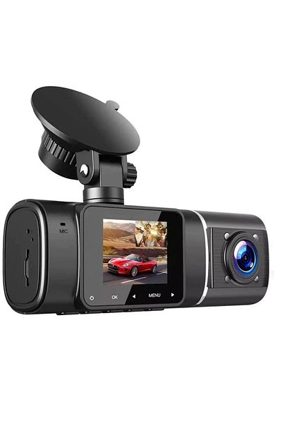 WowStep Car DVR Dual Camera, LCD, 1.5 inch, Full HD, Night Vision, 1080p, 170 FOV, HDR, Loop Recording