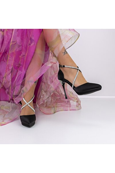 mei Παπούτσια στιλέτο 3DC13 Μαύρα