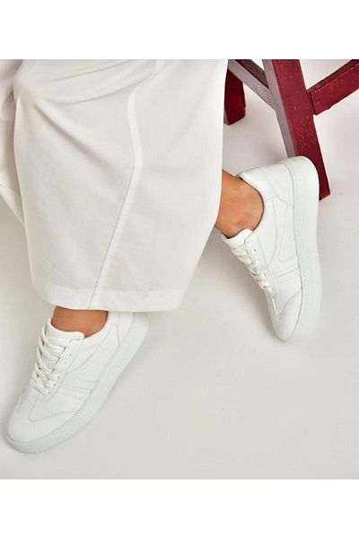 MİSS PARK MODA White Skin Sports Shoes