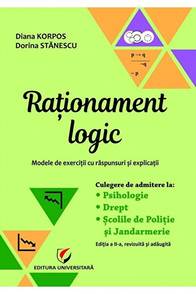 Editura Universitara Rationament logic. Modele de exercitii cu raspunsu