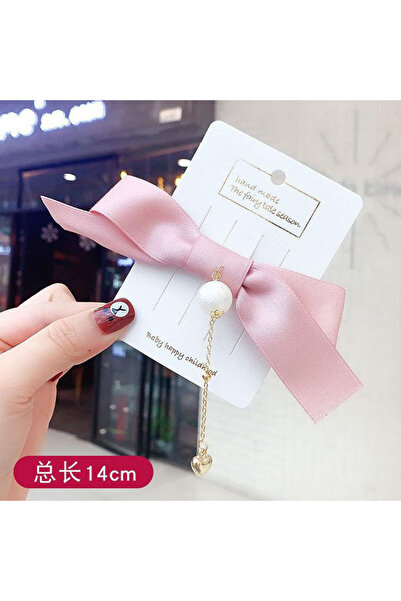 Shiklik MODA Model cu fundă din satin pentru femei, cu cataramă cu lanț de perle