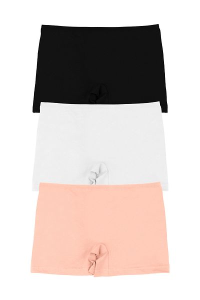 Dominant Boxeri din bumbac pentru femei, pachet de 3