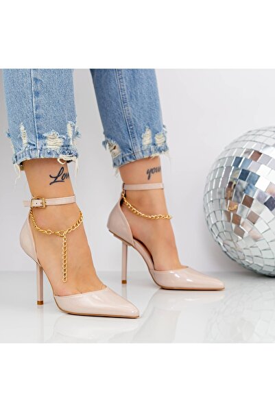 mei Обувки на висок ток 2KV80 Бежови