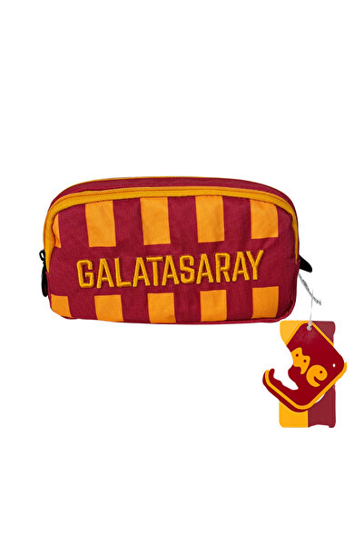 Galatasaray GS Lisanslı Logolu Kalemlik Çok Gözlü Kalem Çantası