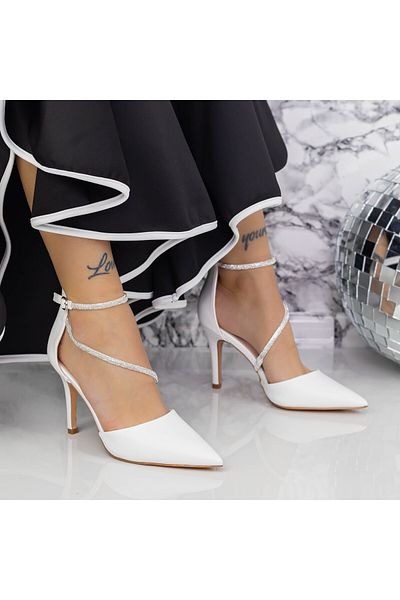 mei Stiletto Shoes 2XKK81 White