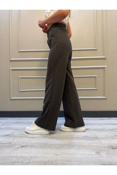 geenz manifacture Geenz Velcro Palazzo Ψηλόμεσο ρυθμιζόμενο μέσης Loose Leg puqaq