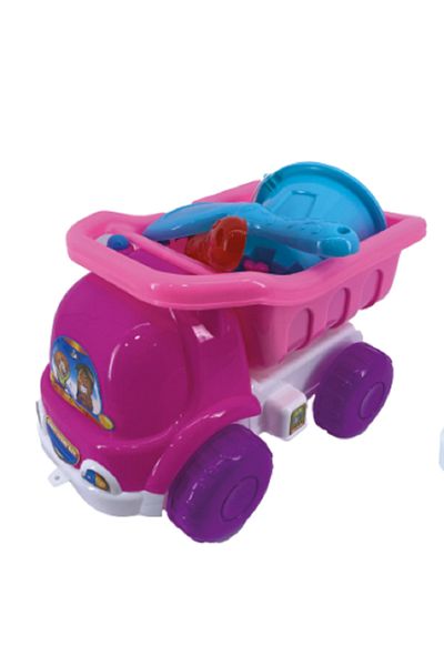 rexa Kids' Dump Truck Toy | Durable Plastic Sandbox or Beach Vehicle