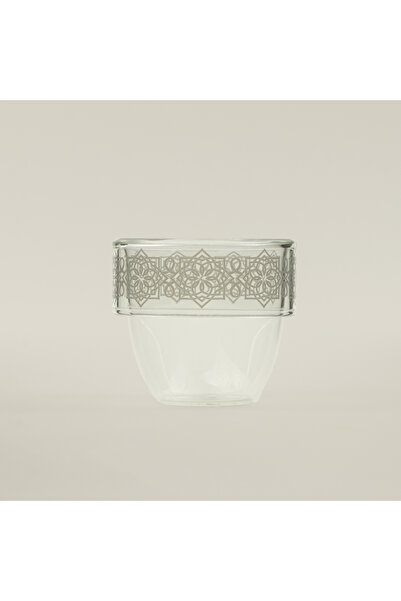 Dallaty glass coffee cup set 6pcs