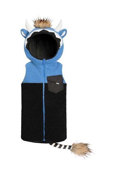 WeeDo FunWear VESTA WILD THING FLEECE BLUE REVERSIBILA
