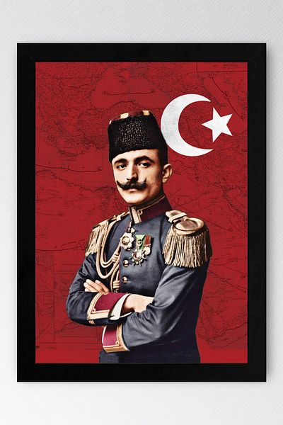Saturn Enver Pasha Framed Painting