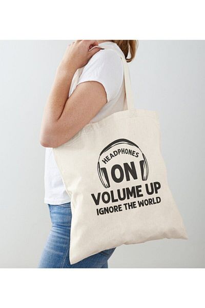 GİFTORA Headphone Headset Printed Raw Cloth