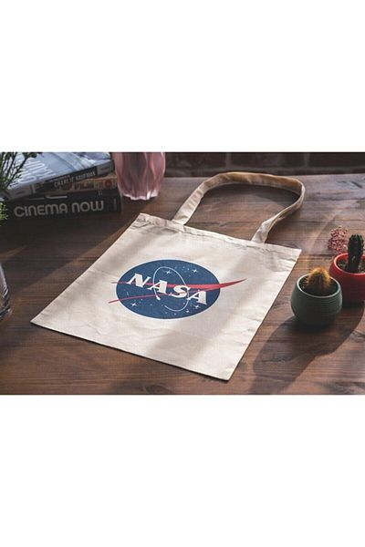 GİFTORA Space Printed Cloth Bag Shoppingbagpera