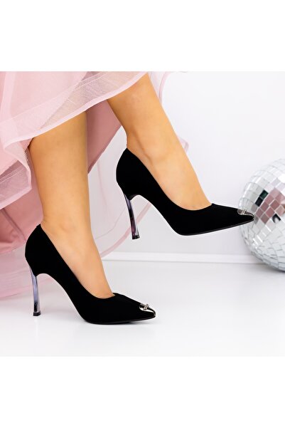 mei Обувки на тънък ток 3DC38 Черни |