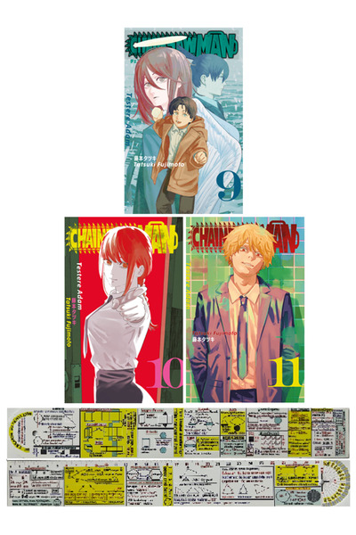 Gerekli Şeyler Yayıncılık Chainsaw Man 9-10-11. Ciltler Manga Seti + Mat. Öğr...