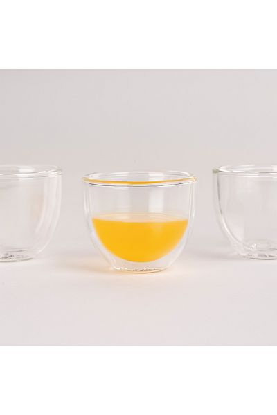 Generic 6-Piece Glass Double Wall Coffee Cup