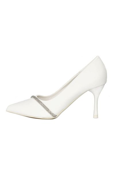 mei Thin Heel Shoes 3XKK65 White |