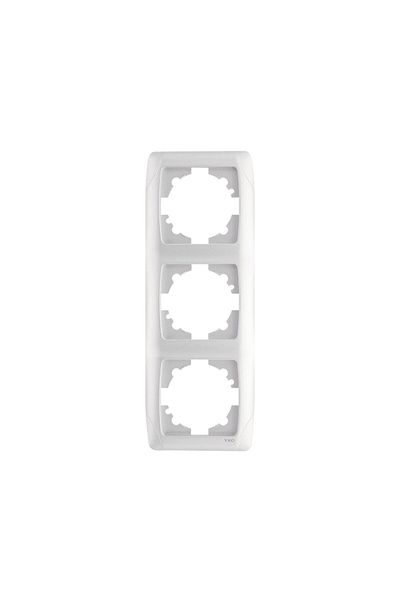 Viko by Panasonic Vertical Frame for 3 Modules Carmen Viko