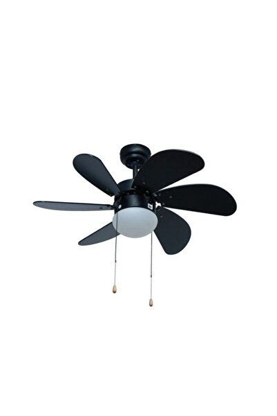 Vanti KCF279 DEKORATİF AHŞAP KANATLI TAVAN VANTİLATÖRÜ - SİYAH
