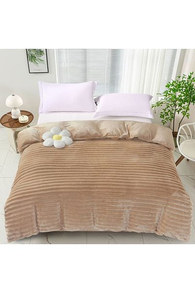 Pucioasa Cocolino Line duvet cover 200x230cm, Brown