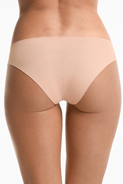 Oysho 3 invisible cotton blend classic briefs