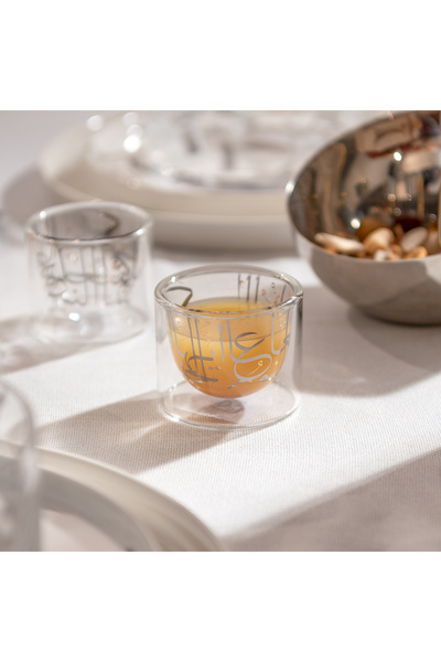 Dallaty Oulfa transparent glass 6 pcs Cawa cup