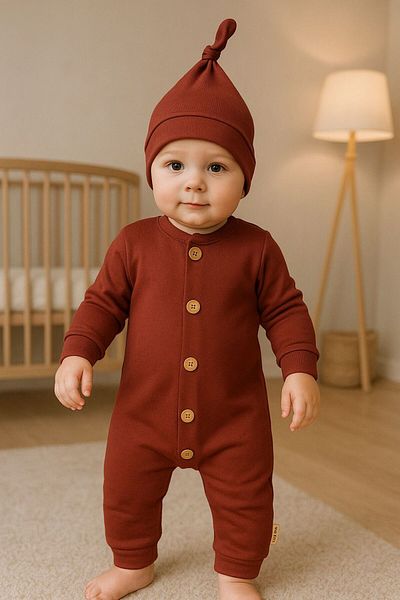 Minisse Buttoned Jumpsuit Baby